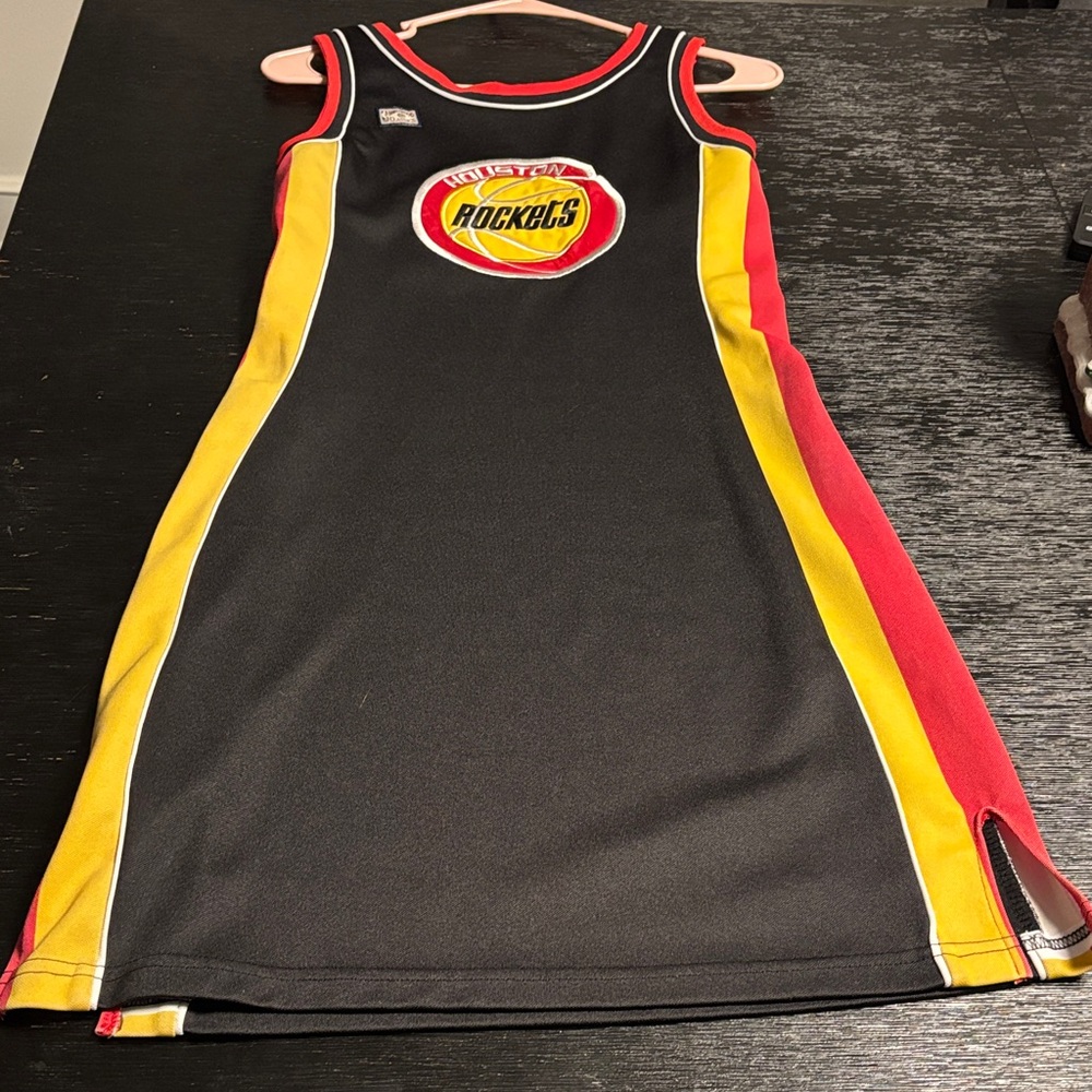Classic Black and Red Houston Rockets Jersey
